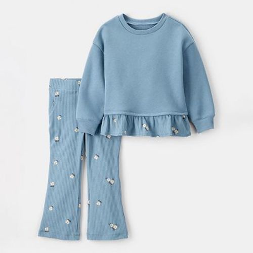 Toddler Girl Carter's 2-Piece Floral Top & Pant Set