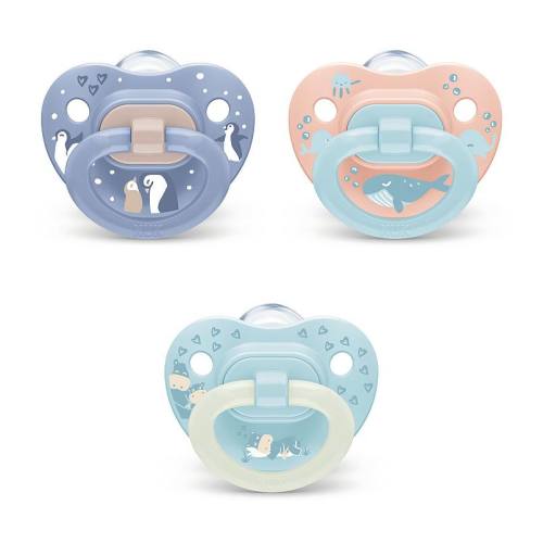 NUK First Choice Classic Pacifier 3-Pack 0-6 Months
