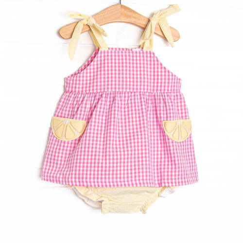 Sour Slice Applique Pocket Diaper Set, Pink – Stitchy Fish
