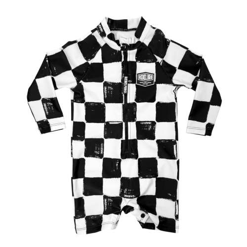 UPF50+ Swim Romper in Vintage Venice