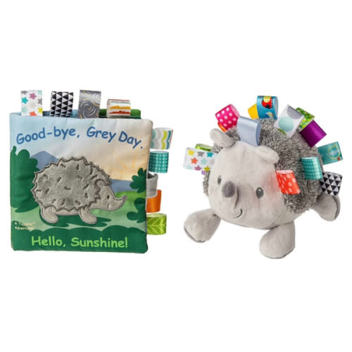 Mary Meyer Baby Soft Toy Bundle, 2-Piece, Taggies Heather Hedgehog