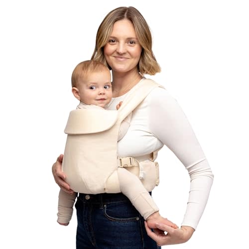 WildBird - Aerial Buckle Carrier - 2-24 Months - Large (L-4XL) Sparrow - Front or Back Carry - Cross Straps, Lumbar Support, Headrest - Hip Healthy - Baby Carrier - Baby Essentials - New Mom Gifts