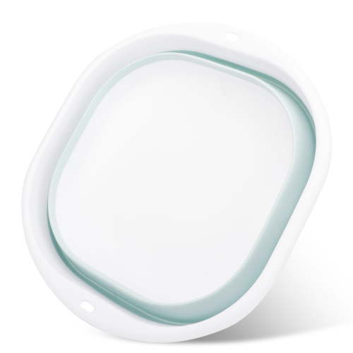 TSV Large Collapsible Dish Basin, Silicone Dish Washing Tub for Vegetable, Blue