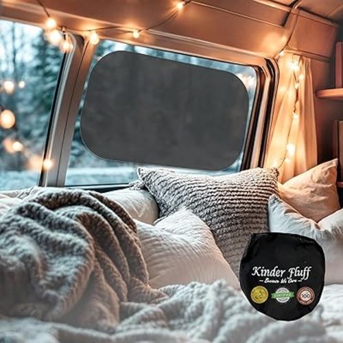 Car Window Shades - Certified 99.79% UVA & 99.95% UVB sun protection. Award winning car sun shade for side windows. 4 Pack (2 Transparency options) 25" x 16" -window shade for car baby by Kinder Fluff