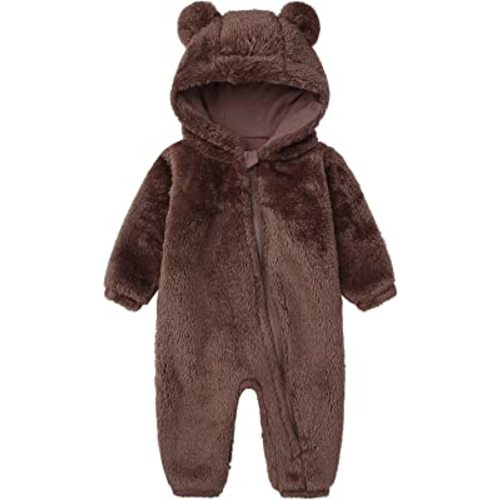 baby fluffy costume furry bear onesie baby fuzzy teddy bear outfit baby newborn plush clothes