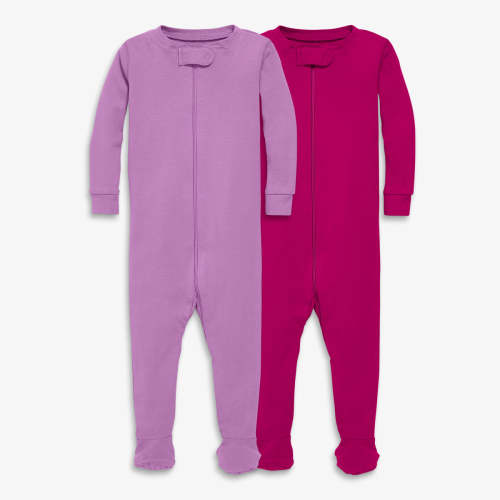 The Organic Zip Footie 2-pack