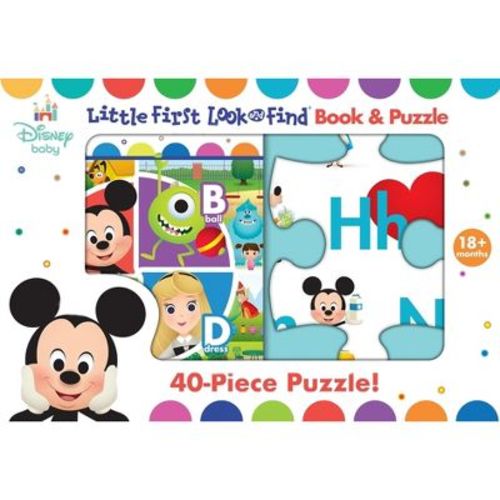 Disney Baby: Little First Look and Find Book & Puzzle - by Pi Kids (Mixed Media Product)