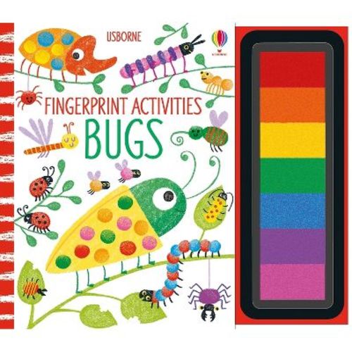 Fingerprint Activities Bugs - by Fiona Watt (Spiral Bound)