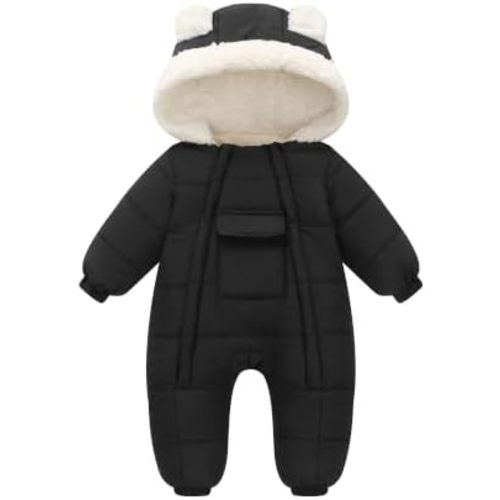 AiWMGL Baby Girls Boys Snowsuit Newborn Winter Clothes Jumpsuit Romper Infant Hooded Fleece Coat Jacket Outwear
