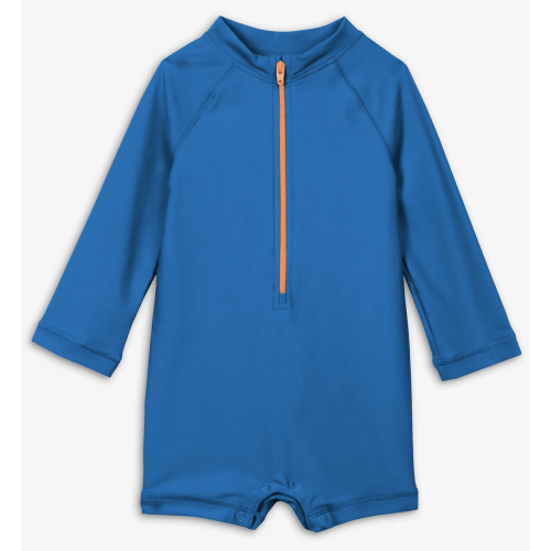 The baby one-piece rash guard, 6–12 mos, Blueberry