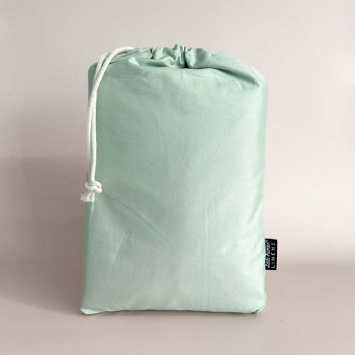 Little Human Linens Cot Waterproof Sheet - Sage