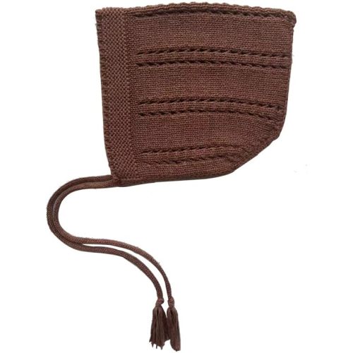 Organic Cotton Knit Baby Hat Girls boy Weather Knitted Hollow Handmade Kids elf hat