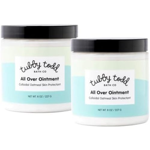 Tubby Todd All Over Ointment, Baby Eczema Cream for Sensitive Skin 2-pack (Fragrance Free)