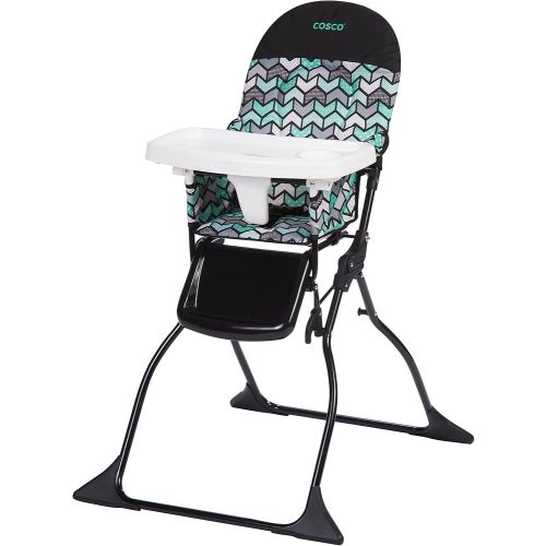 Cosco Kids Highchair for Baby, Simple Foldable High Chair, Convenient, Lightweight, and Compact Design, Spritz