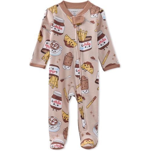 Newborn Butterblu Baby Boys' Scout Sleep & Play 100% Organic Cotton Footed Zip Front Sleeper Pajamas for Baby Boys