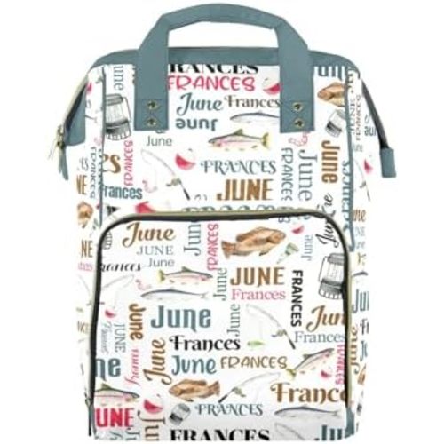 Custom Diaper Bag for Baby Girl Customized Fishing Baby Bag Personalized Nursing Bags with Name Custom Name Mommy Daypack Bag Tote Bag Gifts