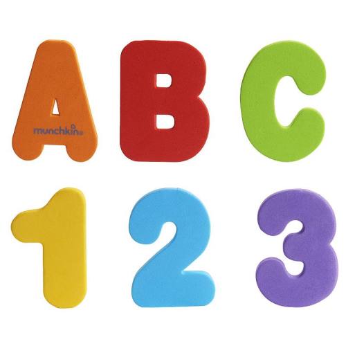 Munchkin Learn™ Bath Letters & Numbers, 36-Piece Set