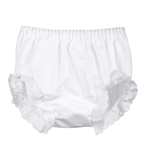 Eyelet Trimmed Diaper Cover