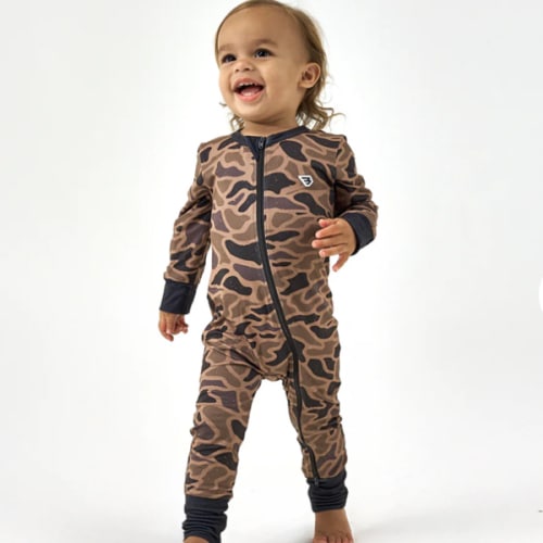 Baby Zip Up - Gauge Camo – BURLEBO
