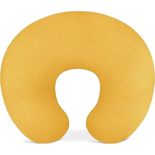 Nursing Pillow Cover 1 pack, Muslin Breastfeeding Pillow Cover for Baby