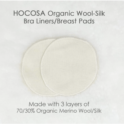 HOCOSA Wool-Silk Bra Liners – Danish Woolen Delight