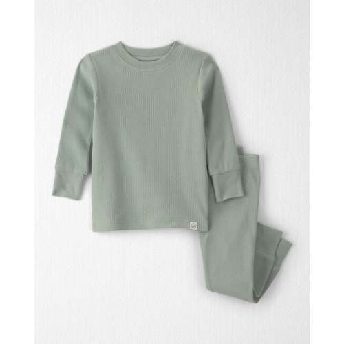 Baby 2-Piece Organic Cotton Ribbed Pajamas - Little Planet | Carter's
