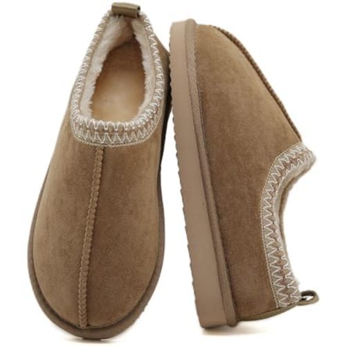 SMajong Women's Fuzzy Slippers Cozy Memory Foam House Shoes