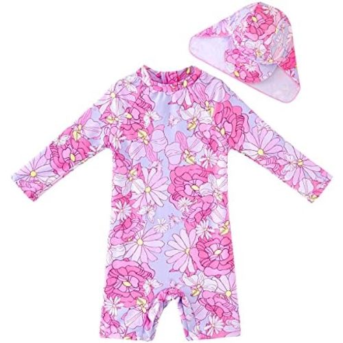 UMELOK Baby Girl Swimsuit Infant UPF 50+ Bathing Suit Size Months