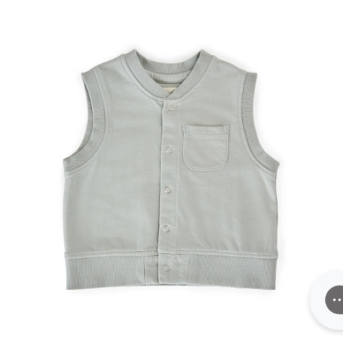 French Terry Patch Pocket Vest