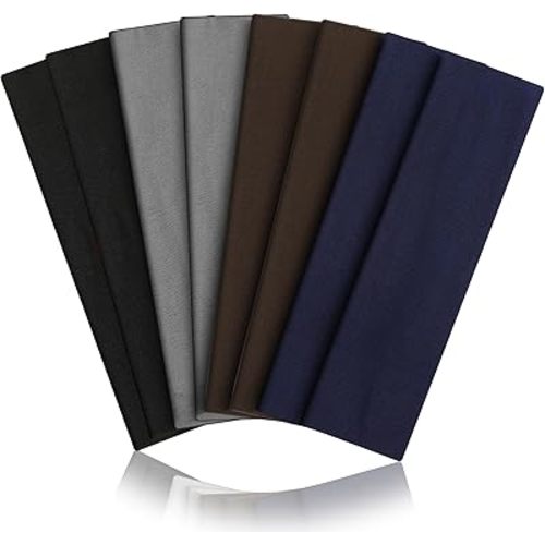 Headbands Non Slip Elastic Soft for Women & Men 8PCS, Summer-Exclusive, Sports, Running, Fashion, Absorb Sweat, Working Out, Travel