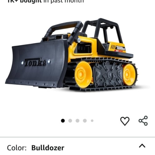 Amazon.com: Tonka Steel Classics Mighty Dump Truck - Made with Steel & Sturdy Plastic, Yellow Toy Construction Truck, Boys and Girls, Kids, Toddlers, Ages 3+ : Toys & Games
