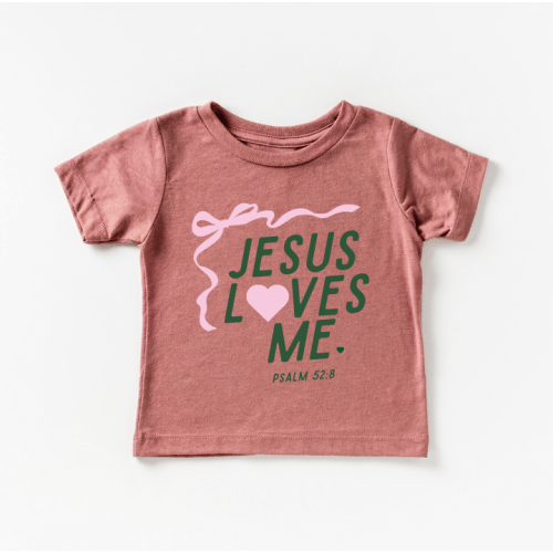 "Jesus Loves Me" Ribbon Tee