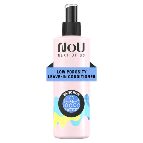 NOU Low Porosity Leave in Conditioner, for Curly & Coily Hair, 8.1 fl oz