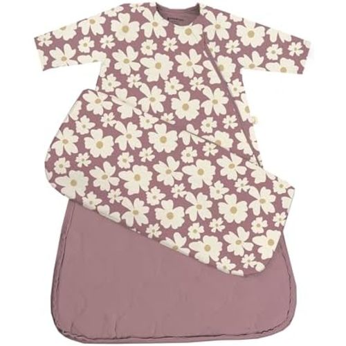 GUNAMUNA Unisex Long-Sleeve Sleep Sack, Wearable Sleep Bag for Toddlers and Babies, Soft Rayon, 2.6 TOG