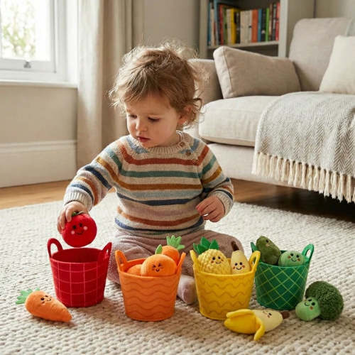 Fruit and Vegetable Sorting Toy Set – Kiddingo