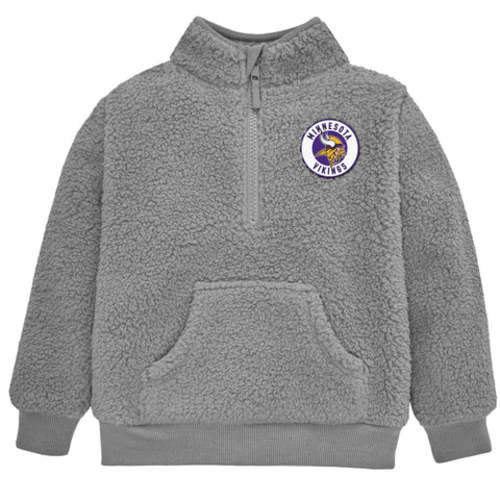 Gerber Infant Minnesota Vikings 1/4 Zip Sherpa Top