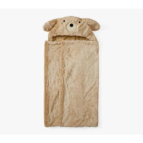 Labradoodle Faux Fur Nursery Critter Wrap, Nursery Wrap, Caramel