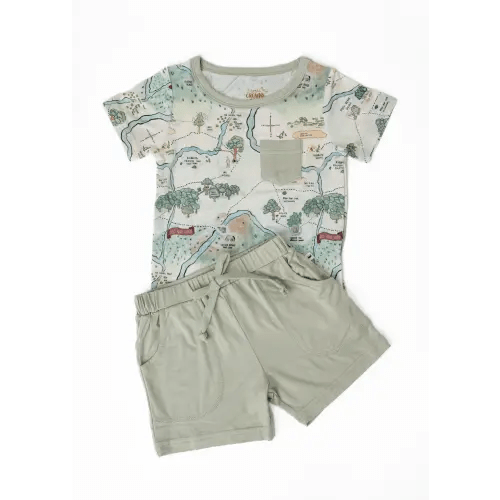 Hundred Acre Woods Pocket Tee & Short Sets