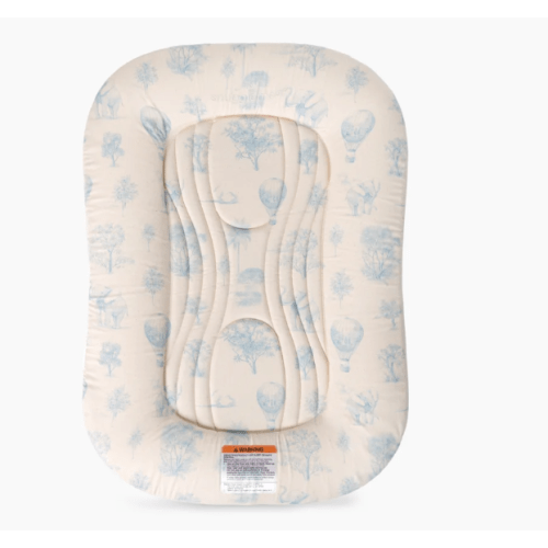 Infant Lounger Wave | Blue Toile