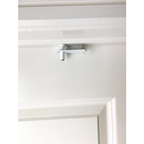 4 Pack - GlideLok Child Safety Door Top Lock Made of Durable Metal (Not Plastic Like Other Models) | for Childproofing Interior/Exterior Doors | Adults Can Open Door from Both Sides