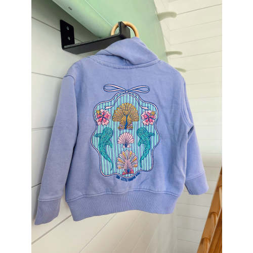 Purple Little Surfer Girl Hoodie