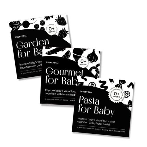 High Contrast Art Cards Bundle (3-Pack) – Chunky Deli