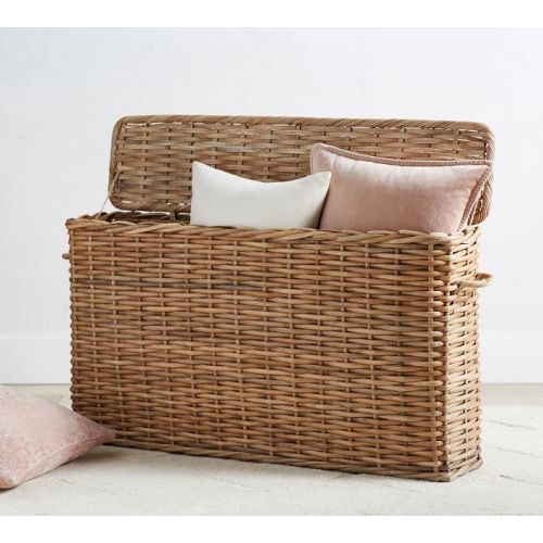 Aubrey Handwoven Oversized Lidded Basket