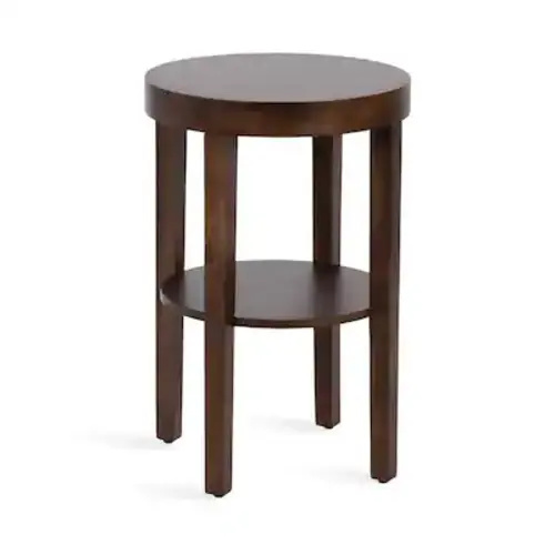 Kate and Laurel Talcott Round Wood Side Table