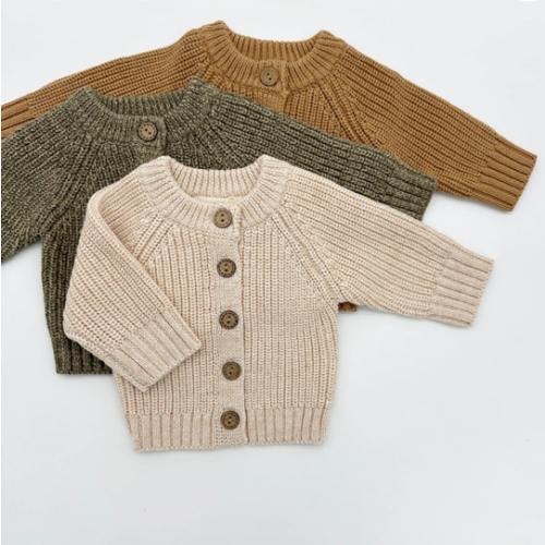 Quinn Knitted Cardigan – Olive and Cradle