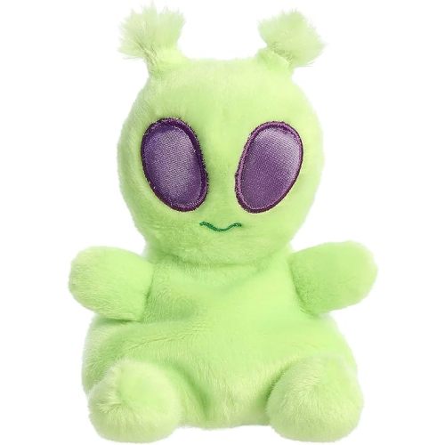 Aurora® Adorable Palm Pals™ Ross Alien™ Stuffed Animal - Fun Collectible Plush for Kids and Adult Collectors - Perfect for Decorating Rooms and Birthday Gifts - Green 4.5 Inches