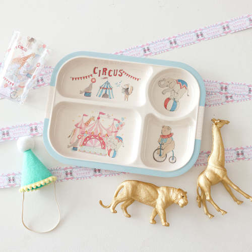 Cirque Royal Kids' Large Divided Plate