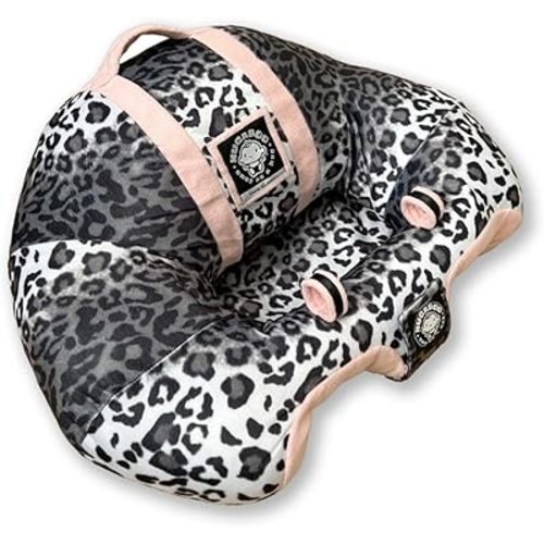 The Original Hugaboo Infant Sitting Chair | 2nd Edition | Pink Snow Leopard