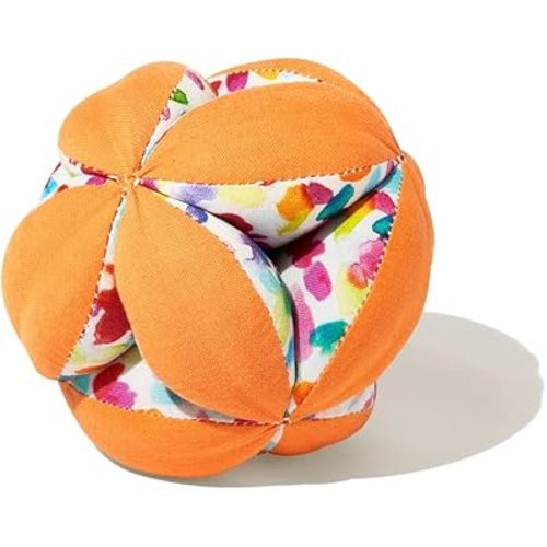 Lovevery, Montessori Organic Ball, Baby Toy, Tummy Time Ball, 12+ Weeks
