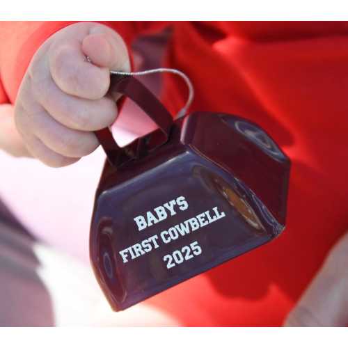 Baby's First Mississippi State University Custom Cowbell